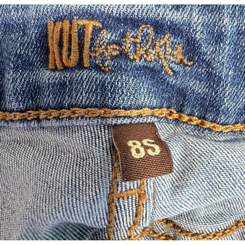 Kut from the Kloth Baby Bootcut Jeans Womens 8S Medium Wash Stretch Denim Blue - Picture 4 of 13
